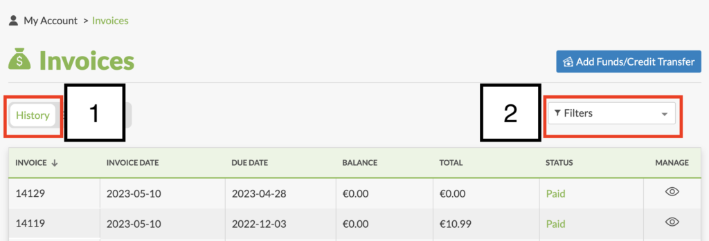 Invoices Accueil Base De Connaissances